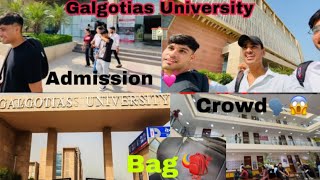 Galgotias University  collage vlog Galgotias University tour Admissions 2023Exploring university [upl. by Whatley]