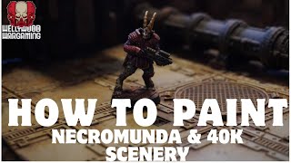 How To Paint Necromunda Zone Mortalis Tiles  The Wellywood Way [upl. by Bronny767]