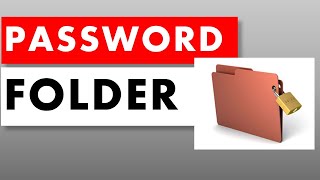 How to Password Protect a Folder in Windows [upl. by Ettigirb123]