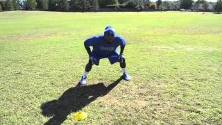 Linebacker Drill  Shuffle Read Run Tackle Pursuit Takeoff [upl. by Elegna]