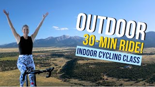 Rocky Mountain Ride 30Minute Outdoor Indoor Cycling Class from Colorado [upl. by Llennoc913]