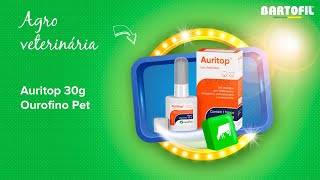 Auritop 30g Ourofino Pet  Bartofil [upl. by Enael]