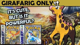 Can I Beat Pokemon Gold With Only a Girafarig  Pokemon Gold Challenge [upl. by Zaneta]