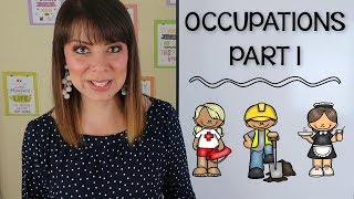 OCUPACIONES EN INGLES  PARTE 1  JOBS AND OCCUPATIONS ENGLISH VOCABULARY [upl. by Rephotsirhc]