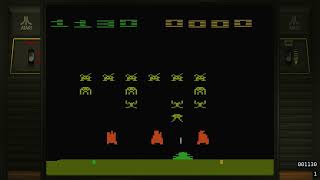 Space Invaders Game 3 Atari 2600 Emulated AX [upl. by Arawaj]