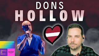 🇱🇻 Dons  Hollow  LATVIA 🇱🇻 EUROVISION 2024 REACTION VIDEO Eurovision2024 Eurovision [upl. by Meibers]