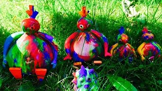 TWIRLYWOOS TOYS Washing Paint Off Outdoors [upl. by Philipps901]