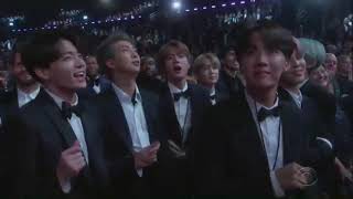 BTS SINGING TO JOLENE BY DOLLY PARTON  GRAMMYs 2019 [upl. by Glynis832]