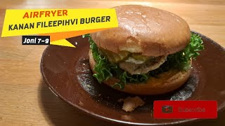 Airfryer kanan fileepihvi burgerit [upl. by Nauqyaj]