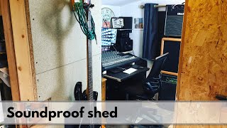 How to Soundproof a shed [upl. by Fiora]