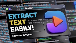 How to Extract Text from Any Image Video or PDF with Copyfish  Screenshot Reader Tutorial [upl. by Atikir]