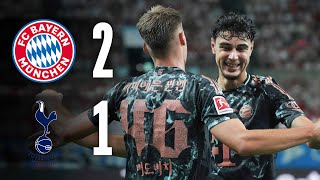 Thrilling battle in Seoul  FC Bayern vsTottenham Hotspur 21  Highlights 🇰🇷 [upl. by Attaynek193]