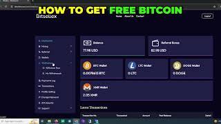 Bitcoin Cloud Mining 2024 Tutorial Free Bitcoin [upl. by Ygief]