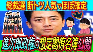 【悲報】自民党総裁選は９人が立候補！小泉進次郎政権ほぼ確で想定閣僚名簿まで！【菅義偉高市早苗裏金問題岸田政権】 [upl. by Ynwat]