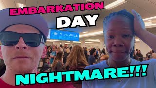 Ovation of the Seas Embarkation Day to Alaska disaster [upl. by Ondine]