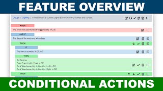 Conditional Actions Enhance Automations for HomeSeer Users [upl. by Johanna]