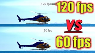 60 fps vs 120 fps Video Comparison  LG High Frame Rate [upl. by Irbmac]