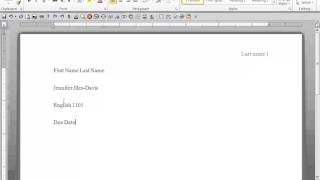 How to Format Your Word Document to Meet MLA Requirements [upl. by Gareth]