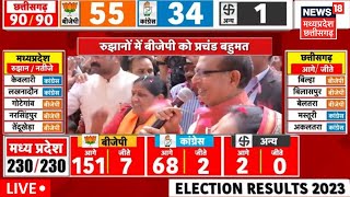 CM Shivraj SIngh Chouhan LIVE MP Chunav Result 2023 Live News Madhya PradeshChhattisgarh Election [upl. by York]