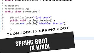 ⏰ Spring boot scheduling  Spring job scheduler  Cron Scheduler in java Scheduled annotation 🔴 [upl. by Azer]