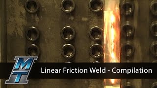 Linear Friction Welds  Compilation [upl. by Nerrual]