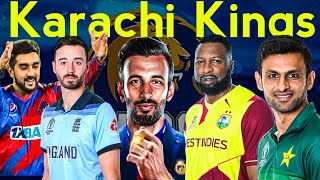 Karachi kings complete squad for psl 9  kk team Pakistan super league 2024  psl all teams kk psl [upl. by Ahseik]