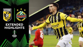 Vitesse vs Rapid Wien Extended Highlights  UECL  Playoffs  Leg 2  CBS Sports Golazo Europe [upl. by Cofsky645]