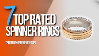 🙌Top 7 Best Spinner rings for Anxiety  Fidget Rings review [upl. by Ramed32]