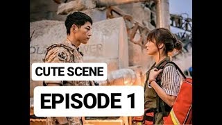 DESCENDANTS OF THE SUN CUTE SCENE EP 01 SUB INDO [upl. by Menis]