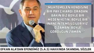 Efkan ALA HzPeygamber Gurura Kapıldı Ayetle Uyarıldı quotBiz Gurura Kapılmadıkquot [upl. by Dahaf322]