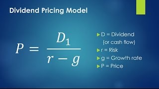 Dividend Pricing Model  Part 2 Calculation [upl. by Lola821]