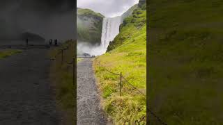 The magical path to Skógafoss Waterfall in Iceland 🇮🇸 [upl. by Cartan636]