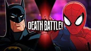 Batman VS SpiderMan DC VS Marvel  DEATH BATTLE [upl. by Aiyekal]