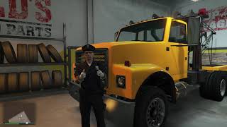 GTA V Salvage Yard Tow Truck Services Schyster Fusilade [upl. by Millur968]