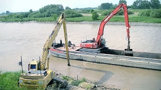 Wasserbau in Papenburg 2014  Water construction works 2014 [upl. by Buhler]