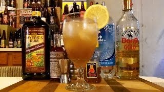 How To Make Planters Punch Cocktail  Mixed Drink ✩ RECIPE INCLUDED ✩ DJs BrewTube [upl. by Clarette]