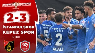 İstanbulspor 23 Kepez Spor MAÇ ÖZETİ Ziraat Türkiye Kupası 3 Tur Maçı  01112023 [upl. by Niatirb]