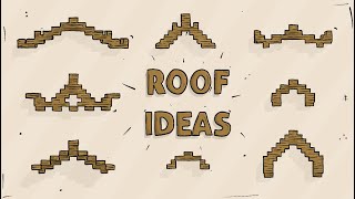 Roof Ideas Tutorial Minecraft Build [upl. by Bowler248]