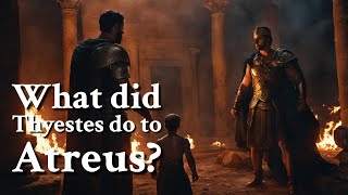 What did Thyestes do to Atreus Greek Mythology Story [upl. by Leamiba]