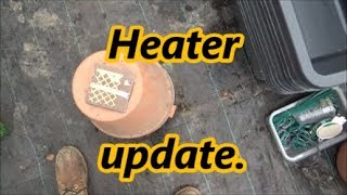 Alcohol heater update and brassica update 21 11 18 [upl. by Nnyleitak400]