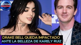 Drake Bell queda IMPACTADO ante la belleza de Karely Ruiz así reaccionó el cantante al verla [upl. by Eberhart]