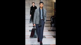 Giorgio Armani moda uomo inverno 20232024 [upl. by Ahsain]