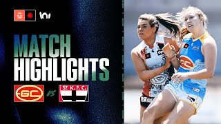 Gold Coast v St Kilda Highlights  Round 4 S7  AFLW [upl. by Oht]