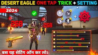 Desert Eagle One Tap Headshot Trick  Free Fire Me Headshot Kaise Mare  Khuni Gamers [upl. by Ydnak]