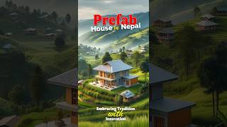 Prefab house in Nepal Blending housing technology with nature modernhomedesign prefabhouse [upl. by Nnyroc24]