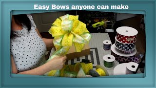 How To Make Nine Different Types Of DIY bows  Easy For Beginners NO BOW MAKER REQUIRED [upl. by Nossyla]