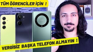 Öğrenciler İçin Vergi İndirimiyle Alınabilecek En İyi Telefonlar [upl. by Lalaj227]