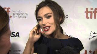 TIFF 2014 Keira Knightley amp Sam Rockwell discuss ‘Laggies’ [upl. by Yehudit]