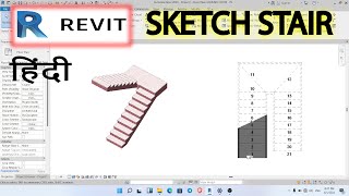 HOW TO SKETCH STAIR IN REVIT  Revit Create Stairs by Sketching Boundary and Riser Lines [upl. by Rhianon]