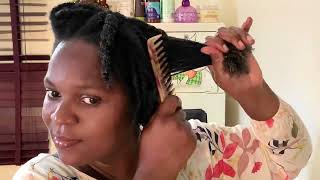 HOW I DETANGLE MY NATURAL HAIR [upl. by Norod]